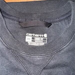 Carhartt Charcoal/black Loose Fit Sweatshirt